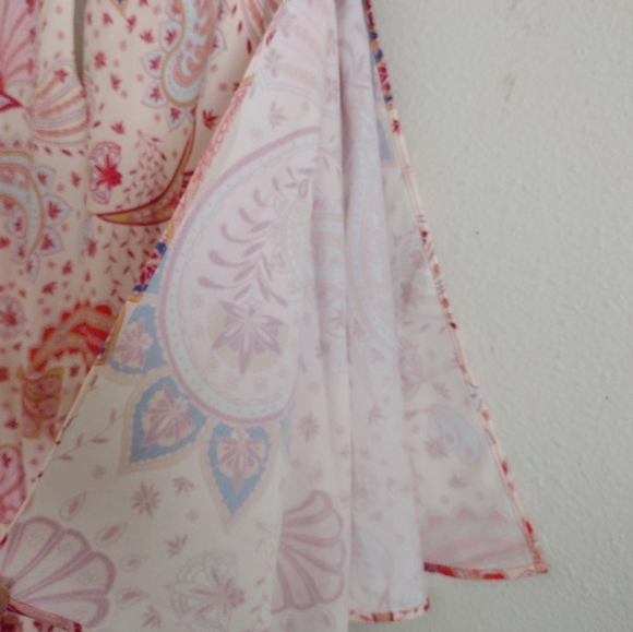 Lovers + Friends NWT Epiphany paisley  floral print pink romper size medium - Picture 12 of 15